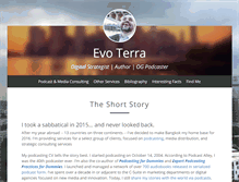 Tablet Screenshot of evoterra.com